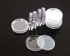 100 Direct Fit Airtight 22mm Coins Capsules Storage Holder for US Nickel picture