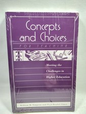 Concepts And Choices For Teaching Meeting Higher Education William M Timpson New picture