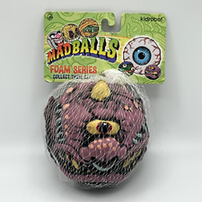 👹Madballs Horn Head - Kidrobot 4” Foam Ball - RARE 80s Monster Collectible👹 picture