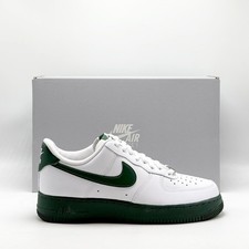 *NEW* MEN NIKE Air Force 1 '07 Low WHITE / FIR GREEN (FJ4146 132) 👍 picture