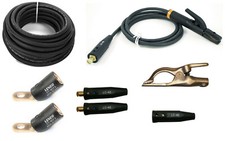 Complete Set of 2/0 Direct Welding Cable with 100 Foot of Cable & Connectors picture