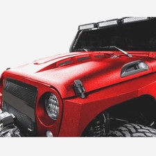 for 2007-2018 Jeep Wrangler Rubicon JK JKU heat extract Vented AVG Steel Hood  picture