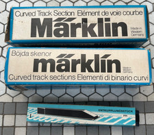 Marklin M Track 5100+5206+other Sections Rail Excellent HO Scale Metal w/Boxes picture