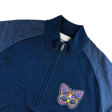 NEW KJUS Men’s Klum 1/2 Zip Free Lite Pullover Jacket Navy Blue • Size 54 XL picture