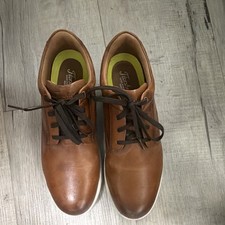 Steel Toe Florsheim Work Men’s Brown Leather Shoes 11.5 D picture