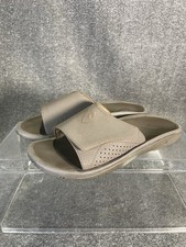 OluKai Nalu Slide Mens US 11 EU 44 Brown Synthetic Slide Sandal Rubber Sole picture