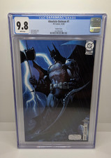Absolute Batman #1 CGC 9.8 Jim Lee Cover B Variant Snyder Dragotta NM/M White Pg picture