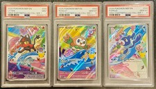 Pokemon First Partner Illustration Collection Series 1 Sequential Set PSA picture