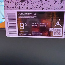 Jordan Air Jordan MVP 92 Medium Olive/Black/Khaki Low Top Lace Up HQ3950-201 picture