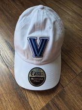 White Villanova Wildcats Hat Cap Fitted Mens One Size Desert Cactus Brand  picture