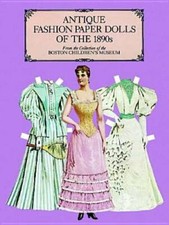 Antique Fashion Paper Dolls of the 1890s (Dover Victorian Paper Dolls) - GOOD picture
