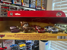 Disney Pixar Cars 20th Anniversary Fan Favorites 5-Pack Diecast Metal 1:55 picture