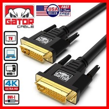 DVI-D to DVI-D Cable Dual Link 24+1 Male Video Cable Adapter Gold Plated 6FT  picture