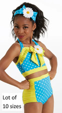 Bulk Dancewear - 10 Weissman Showtime Dive in the Pool, Peacock - various sizes picture