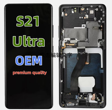 OEM For Samsung Galaxy S21 Ultra LCD Display Touch screen Digitiger Frame Glass picture