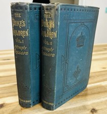 Antique 1880 The Duke’s Children Vol 1 & 2 Anthony Trollope Chapman & Hall picture