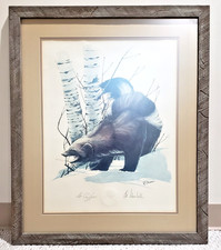 U of Michigan Wolverine Signed Print Coach Bo Schembechler AD Don Canham Signed picture