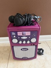 Vintage Bratz Compact Disc + Graphics Karaoke SMB-564 Purple Y2K Working w/ Mics picture