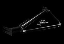 BRAUM Racing Black Matte Satin Seatbelt Harness Bar Kit for Ford Mustang 05-14 picture