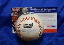 Travis Jackson PSA DNA Coa Autograph Rare Signed Baseball picture