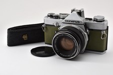 [N MINT Khaki] Olympus OM-1 SLR 35mm Film Camera 50mm F/1.8 Lens JAPAN #800 picture