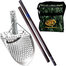 CKG Sand Scoop Handle Pole Metal Detecting Carbon Rod Detector Shovel Sifting picture