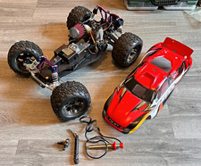 Traxxas Nitro Sport / Rustler 2.5 Nitro RC 1/10 Scale UPGRADES. AS IS picture