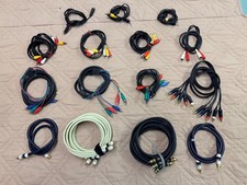 Huge Vintage AV Cable Bundle: Monster Digital/Video, 5-RCA Component, S-Video + picture