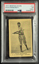 1917 H801-8 Boston Store #12 Dave Bancroft PSA 1(MK) PR HOF (Total PSA pop is 3) picture