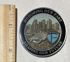 Challenge Coin CPO Chief Pride Day At USS MIDWAY San Diego CA picture