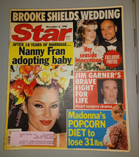Star tabloid Nov 5, 1996 Edward Byrnes Matthew Perry William Shatner Madonna picture