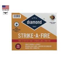 Diamond 48-Pack Strike-A-Fire Starter Match Sticks Firestarter Log Long Burn picture