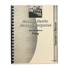 REP029 Operating & Service Instruction Manual: MH Pony Fits Massey Harris picture