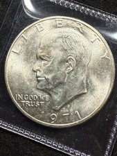 1971-S 40% SILVER UNCIRCULATED EISENHOWER DOLLAR -  picture