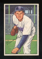 1952 Bowman #168 Preacher Roe EXCELLENT  **VBJQ** picture