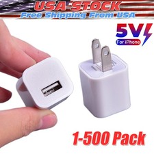 Universal 5V 1A US Plug USB AC Wall Charger Power Adapter For Smart Phone Lot picture