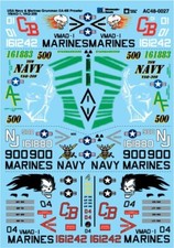 Microscale 1/48 US Navy/Marines Grumman EA-6B Prowler VMAQ-1 VAQ-209 #0027 Decal picture