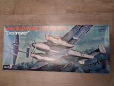 REVELL 1/32 MESSERSCHMITT BF 110-G-4 DESTROYER 1974 H-250 Complete open box picture