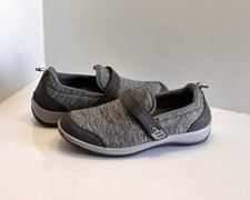 Orthofeet Quincy 822 Women's Size 9M Gray Slip On Strap Orthopedic Comfort Shoes picture