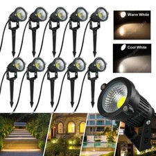 10X 12V 5W LED Landscape Spotlight Low Voltage 3000K/6000K Outdoor Pathway Light picture