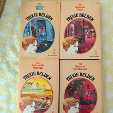 Trixie Belden Mystery Series Julie Campbell Paperback Lot of 4 Illustrated picture