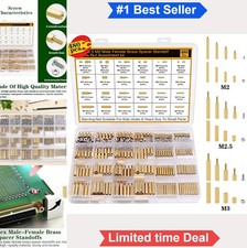 480Pcs M2 M2.5 M3 Motherboard Standoffs Screws Nuts Kit Brass Hex Spacer for picture