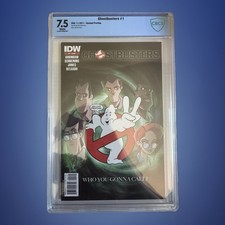 Ghostbusters #1 (2011) IDW 2nd Printing Variant CBCS 7.5 White Pages picture