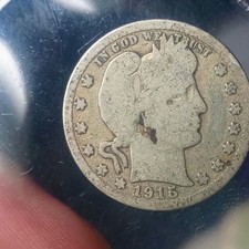 1915 D Barber Quarter Dollar Item#88 picture