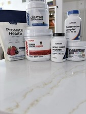 Men’s Fitness & Health Supplement Bundle, Snap Supps, GAT , Nutricost Brand New picture