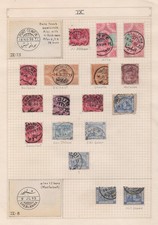 EGYPT 1890s-1900s SPECIALIZED COLLECTION OF 62 TOWN CANCELS ON PYRAMID & SPHINX picture