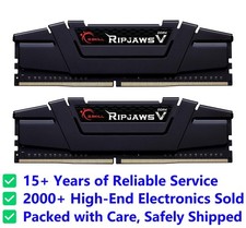 G.Skill RipJaws V 32GB (2x16GB) DDR4-3600 CL16 F4-3600C16D-32GVKC NEW ✅ picture