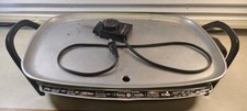 Vtg FARBERWARE Model 260 Immersible Electric Cast Aluminum Griddle Tested Works picture