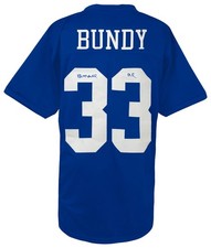 Ed O'Neill Signed Bundy #33 Polk High Blue Football Jersey w/Al - (SCHWARTZ COA) picture