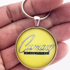 Vintage 1968-1969 Chevrolet Camaro Yellow Header Emblem 1.2